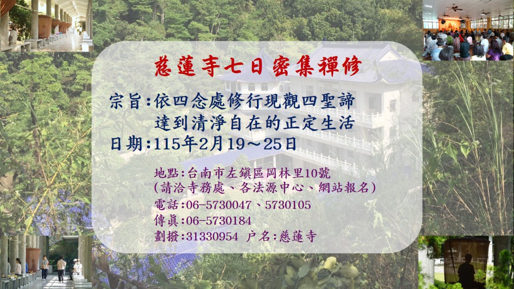 七日禪修115年2月_11月29日上文宣